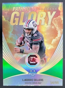 2025 Bowman Chrome U LaNorris Sellers Path To Glory GREEN /99 South Carolina - Picture 1 of 2
