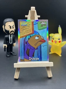 2025 Topps Chrome SpongeBob #101 Steven Refractor - Picture 1 of 2