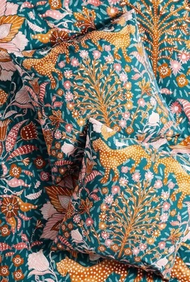 Juego de 2 fundas euro de algodón Anthropologie Mahina nuevas Foto 1 de 3