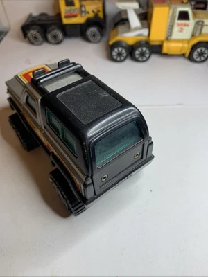 "Chevy/Ford Blazer/Bronco vintage 1981 Buddy L 4x4 elevado plateado negro Japón 5""" Foto 1 de 4