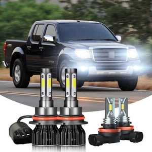 Kit de 4 faros delanteros LED + faros antiniebla blancos para Suzuki Equator 2009-2012 - Imagen 1 de 13