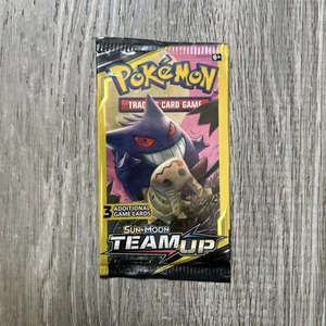 2019 Pokemon Team Up 3 Card Mini Booster Pack Gengar Artwork BRAND NEW SEALED! - Picture 1 of 2