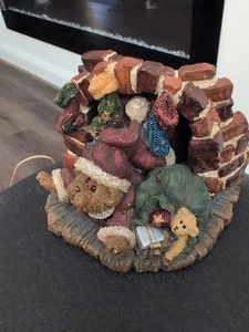 Jungen Bären zu Hause S.C. Kringlebär Bärchen Weihnachten #390528 Untersetzer - Bild 1 von 8