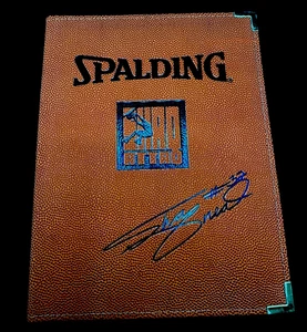 Cuaderno de baloncesto Shaquille O'Neil vintage Spalding Game Ball NBA - Imagen 1 de 7