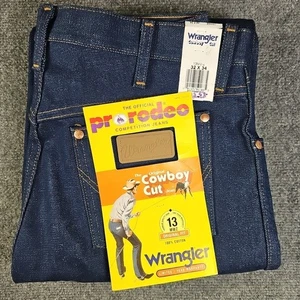 Nuevos Jeans Wrangler Corte Vaquero 13MWZ Ajuste Original Rígido Índigo Para Hombres 32x34  - Imagen 1 de 8