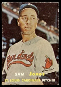 1957 Topps Sam Jones St. Louis Cardinals #287 - Bild 1 von 2