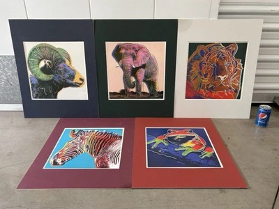 🔥 RARE Vintage Modern ANDY WARHOL Endangered Species Pop Art Lithographs, 1989 - Image 1 of 4
