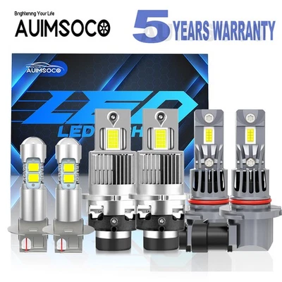 Combo faros antiniebla LED alto brillo para Nissan Máxima 2004-2006 Foto 1 de 4