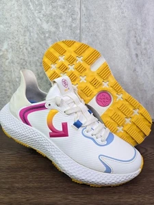 Zapatos de entrenamiento cruzado de golf híbridos para mujer G/FORE MG4X2 talla 8 cuero blanco - Imagen 1 de 9