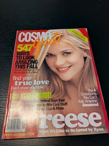 CosmoGirl Magazine Vintage August 2001, Reese Witherspoon, CosmoGIRLs Stickers - Bild 1 von 3