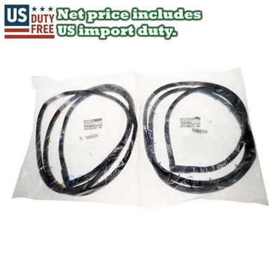 Par de impermeabilizadores de puerta trasera para Nissan Datsun Sunny B210 120Y sedán 4 puertas 73-77 Foto 1 de 4