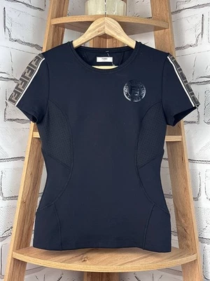 Fendi Roma Womens T-Shirt Jersey Polyester Black Size S (US TAX PAID) - Image 1 of 4