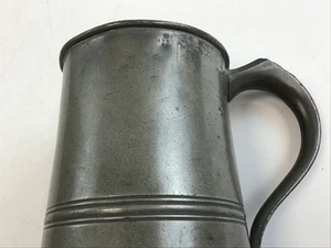 Antiker Zinnkrug - gepunzt und Quart - Trinkgefäß - Bild 1 von 20