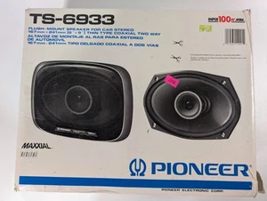 Altavoces estéreo vintage para automóvil Pioneer TS-6933 6 X 9 100 W 2 vías - Imagen 1 de 10