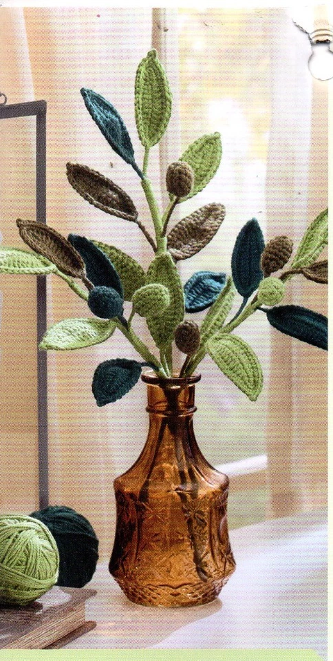 OLIVE LEAVES CROCHET PATTERN - Image 1 of 1