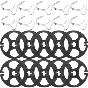 10 Pcs Freesoo Car Seat Cover Fixing Strap Hook Accessories Covers - Picture 1 of 12