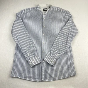 Hugo Boss Men's Jorris Long Sleeve Stand-Up Collar Slim Fit Dress Shirt 43 / 17 - Picture 1 of 15