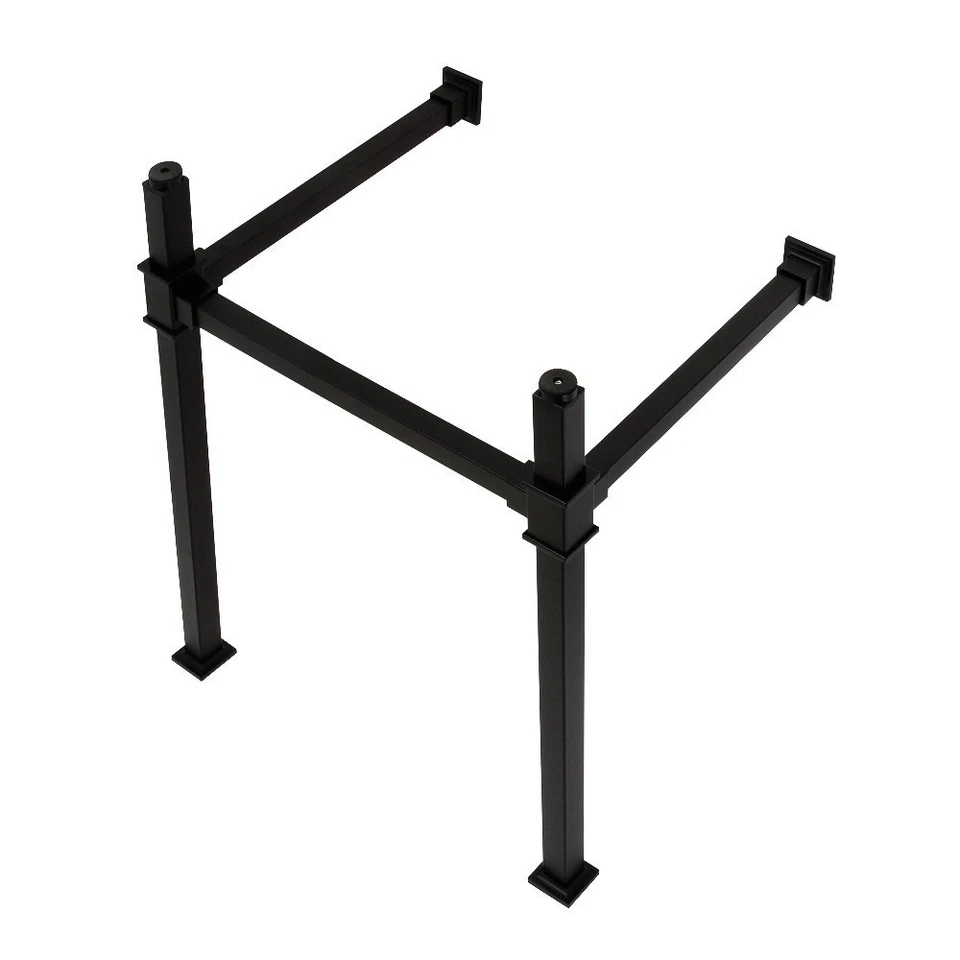 Kingston Brass 22 in. Monarch Stainless Steel Console Sink Legs, Matte Black - Image 1 of 1