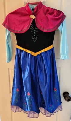 Disney Frozen Anna Childs Costume Size M 7-8 - Image 1 of 3