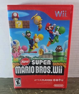 Nintendo Wii New Super Mario Bros Wii Handbuch getestet funktioniert  - Bild 1 von 5