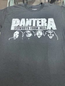 Camiseta Pantera Cowboys From Hell 2023 gira de conciertos para hombre mediana  - Imagen 1 de 14