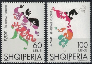 ALBANIA 1998 Europa 2v MNH** - Picture 1 of 1
