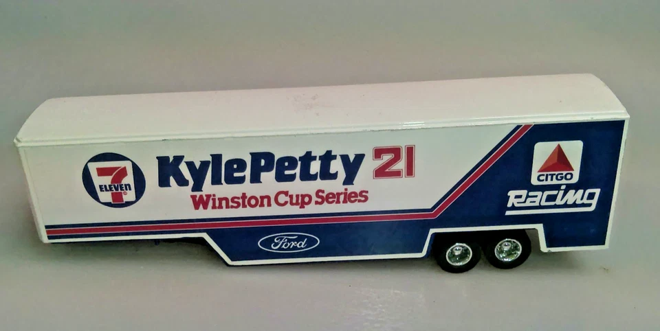 Kyle Petty Winston Cup Series Racing Trailer ERTL 8 inch Citgo 7Ford Diecast - Image 1 of 4