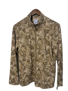 Blair Damen Blumen Paisley braun angedeutete Jacke Gr. Medium Freizeitkleidung Winter Herbst - Bild 1 von 7