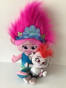 Trolls Barb & Poppy Plush World Tour Dream Works Stuff Toy Postage Included - Picture 1 of 19