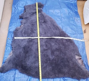 SHEEPSKIN PELT--Blue  grey color (9.25 sf) - Picture 1 of 2