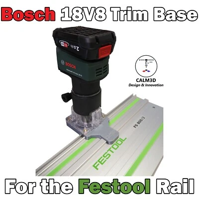 Bosch 18V8 kompatibler Verkleidungssockel für den Einsatz auf Festool Schiene - INKL. P&P - Bild 1 von 4