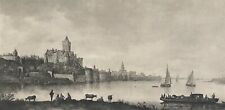 Jan Van Goyen 1596-1656 Port Of Nimègue Gravure Towards 1910 Dutch School