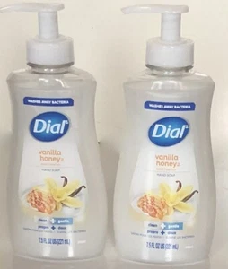 Dial Vanilla Honey Hydrating Hand Soap 7.5 Fl Oz (Pack of 2) - Picture 1 of 3