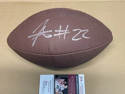 Tyjae Spears Signed NFL Football Tennessee Titans Tulane 2023 Jsa COA - Image 1 of 3