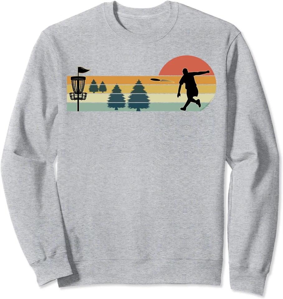 Genial Sudadera Retro Disco Golf Soporte Deportivo Regalo Unisex Cuello Redondo Foto 1 de 1