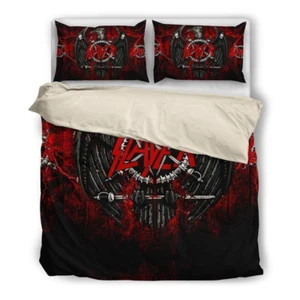Music Gift Idea For Fans Slayer Full Bedding Duvet Cover Set (4pcs) - Picture 1 of 1
