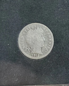 1912 Barber Dime - Extremely Fine 90% Silver Encased - Picture 1 of 3