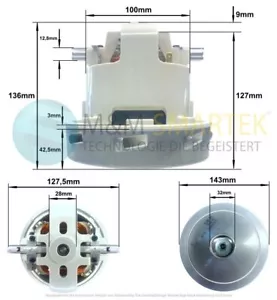 Turbina AMETEK turbina de aspiración motor de aspiración aparato de limpieza como 6.490-215.0 64902150 - Imagen 1 de 15