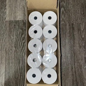 10 Thermal Receipt Paper Rolls 3.125"X 230Ft POS Cash Register Paper - Picture 1 of 2