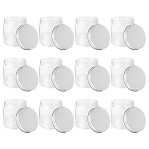 12Pcs Sealed Jars Fruit Jelly Cans Reusable Mini Storage Food Containers with - Picture 1 of 12