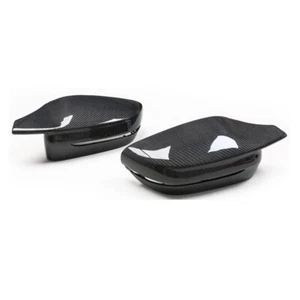 Carbon Fiber Side Mirror Covers Replace for BMW G20 19-25 G22 G23 G26 21-25 - Picture 1 of 4