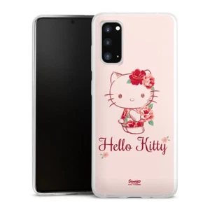 DeinDesign Handyhülle Slim transparent für Samsung Galaxy S20 Hello Kitty Roses - Bild 1 von 1