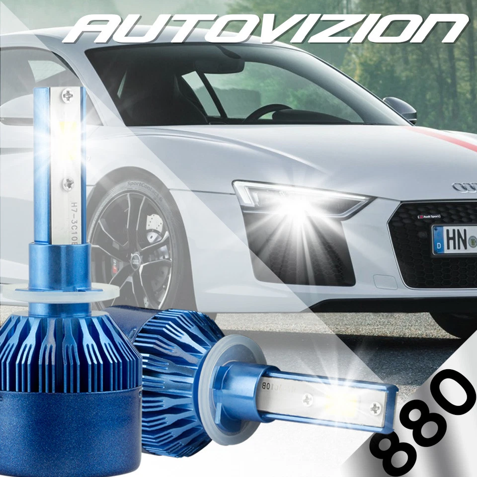 AUTOVIZION LED HID Foglight kit 893 White for 1994-2007 Ford E-350 Econoline - Image 1 of 1