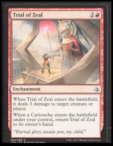 MTG Trial of Zeal 152 Uncommon Amonkhet Card CB-1-2-A-58 - Picture 1 of 6