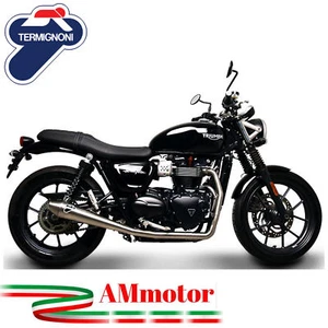 Full Exhaust System Termignoni Triumph Street Twin 900 2017 17 Moto Conical Inox - Picture 1 of 1