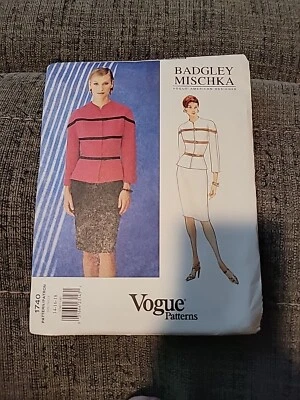 Vogue Badgley Mischka 1740 14-16-18 Uncut Sewing Pattern - Image 1 of 3