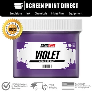 Violet - Screen Printing Plastisol Ink - Low Temp Cure 270F - 5 Gallon - Picture 1 of 6