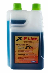 OLIO SINTETICO 2T PER MISCELA PER MOTORI A 2 TEMPI CONFEZIONE DA 1 LITRO - Picture 1 of 1