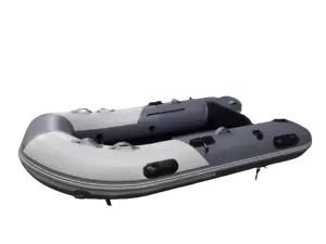 Schlauchboot Ruderboot AQUALELA 230 Alu Boden Paddelboot Gummiboot grau RIB - Bild 1 von 5