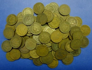 (Roll of 50) US Mint "All 1900s" Indian Head Cents Average Circulated/G/VG - Picture 1 of 1